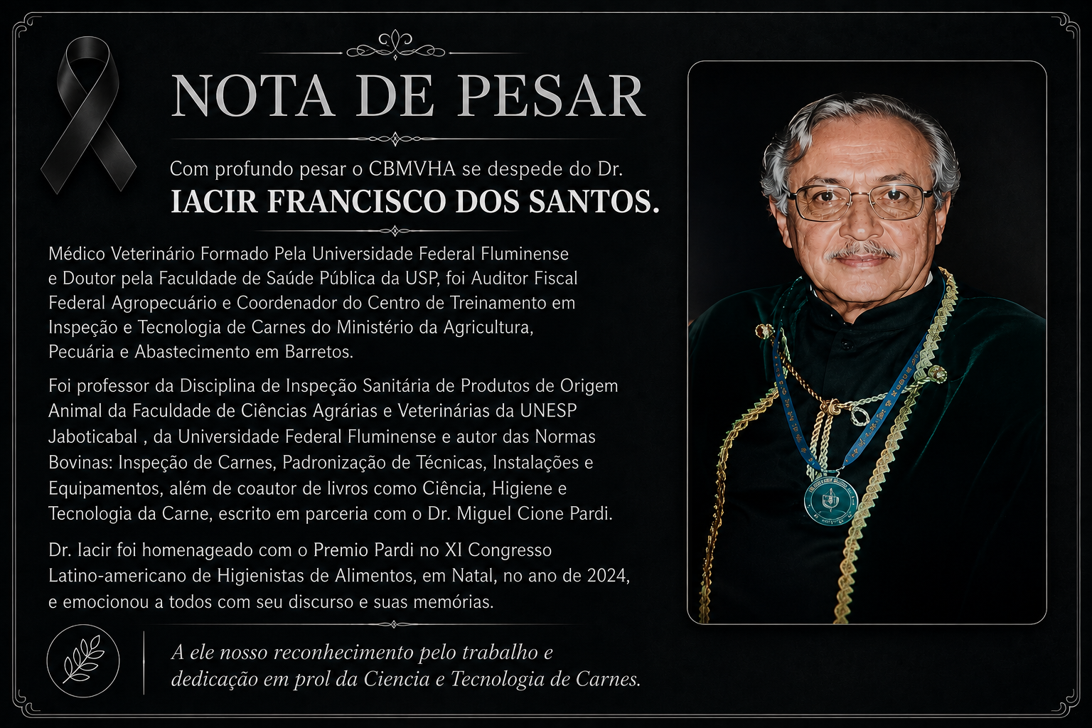 Aviso do CBMVHA
